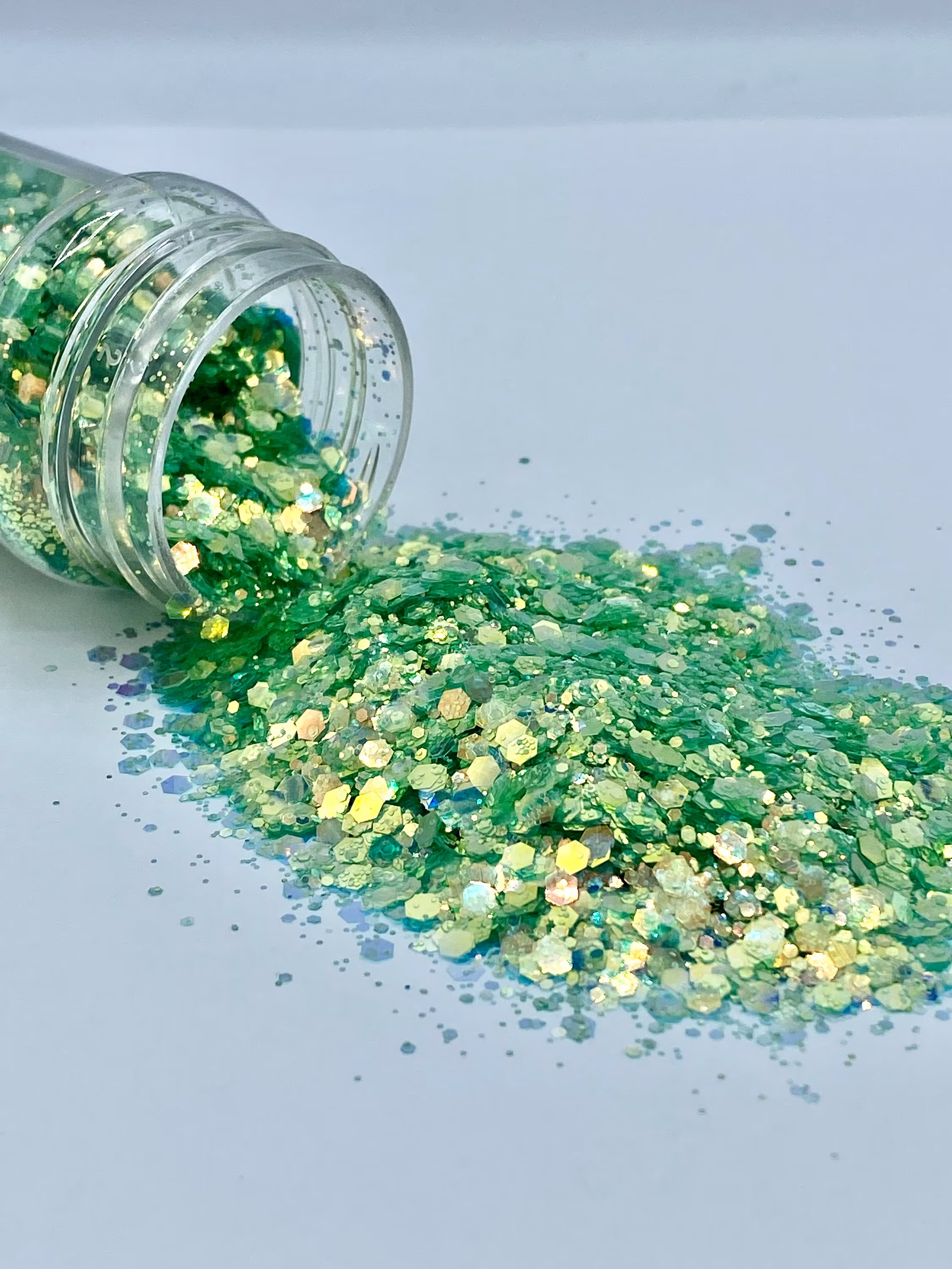 Chunky Iridescent Coloshift Key Lime Pie Glitter - 1Oz Shaker