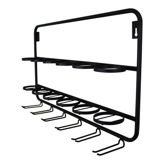 Crossman 6 Bottle Wall Mounted Wine Rack