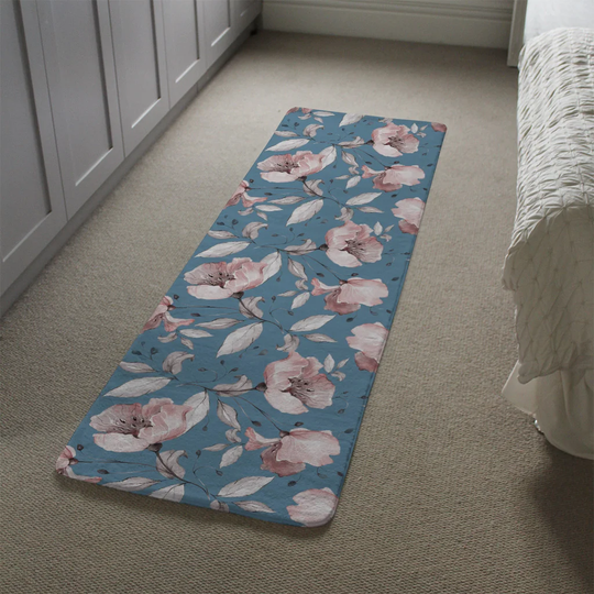 Leppert Shaggy Blue/Pink Rug