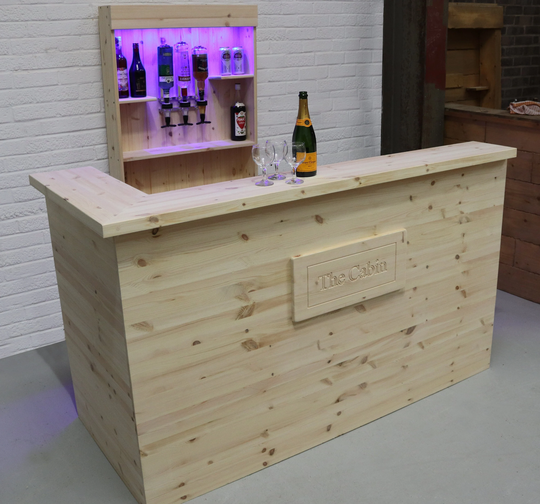 The Personalised Kings Bar Full Micropub in Pine