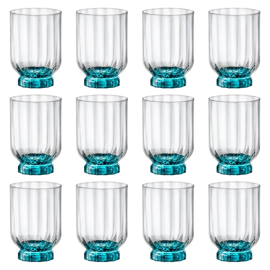 Bormioli Rocco Florian Whisky Glasses - 300Ml - Blue - Pack Of 12