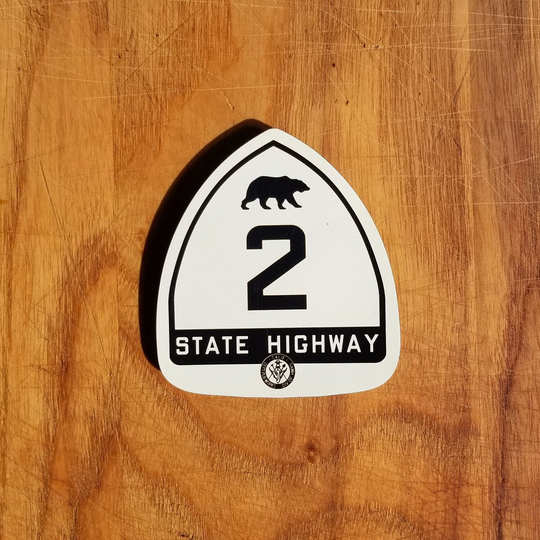 Vintage Angeles Crest Highway 2 Refrigerator Magnet