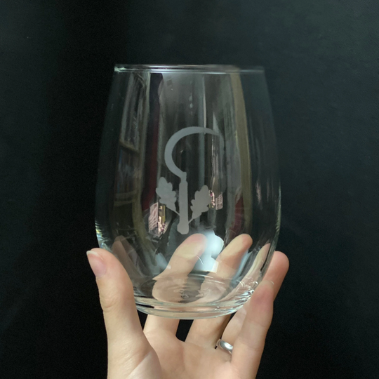 Druid Symbol Dungeons & Dragons Wine Glass