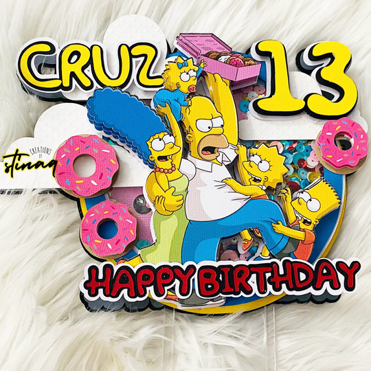 The Simpsons Cake Topper