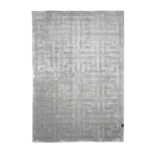 Key Handwoven Silver Rug