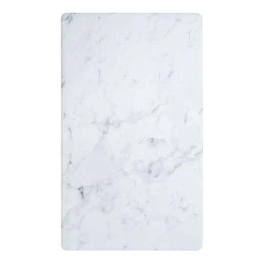 Stebbins Marble Tufted White Rug