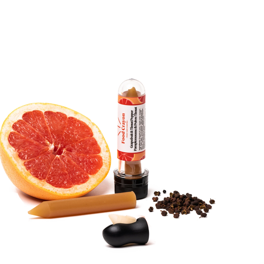 Grapefuit & Timut Pepper - Single Box | 1 Food Crayon + 1 Sharpener