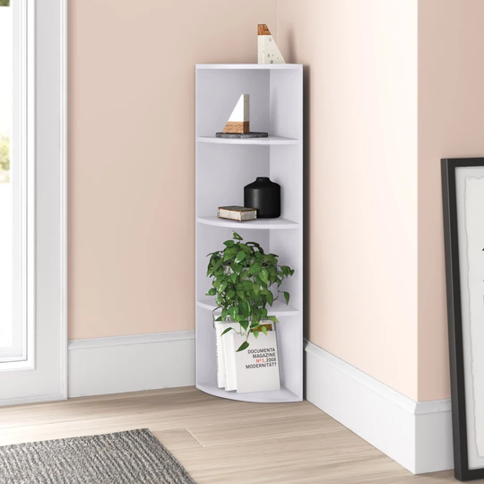 Meghan Corner Bookcase