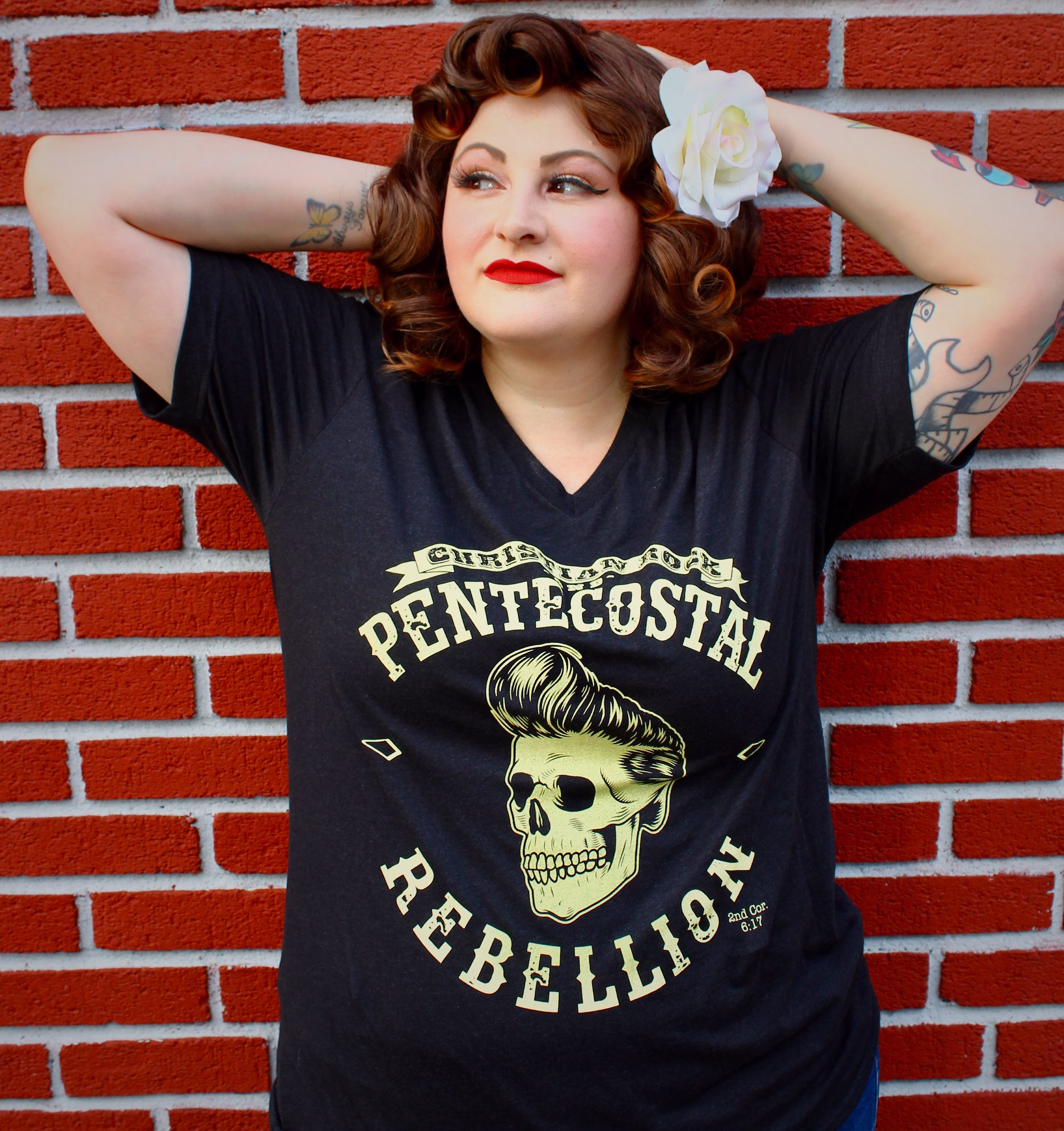 Christian Rock & Pentecostal Rebellion Band Tee + Cd