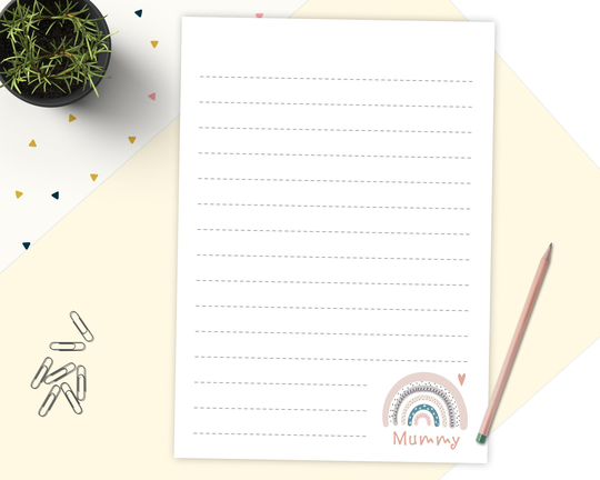Personalised Rainbow Notepad A4 Or A5 To Do List