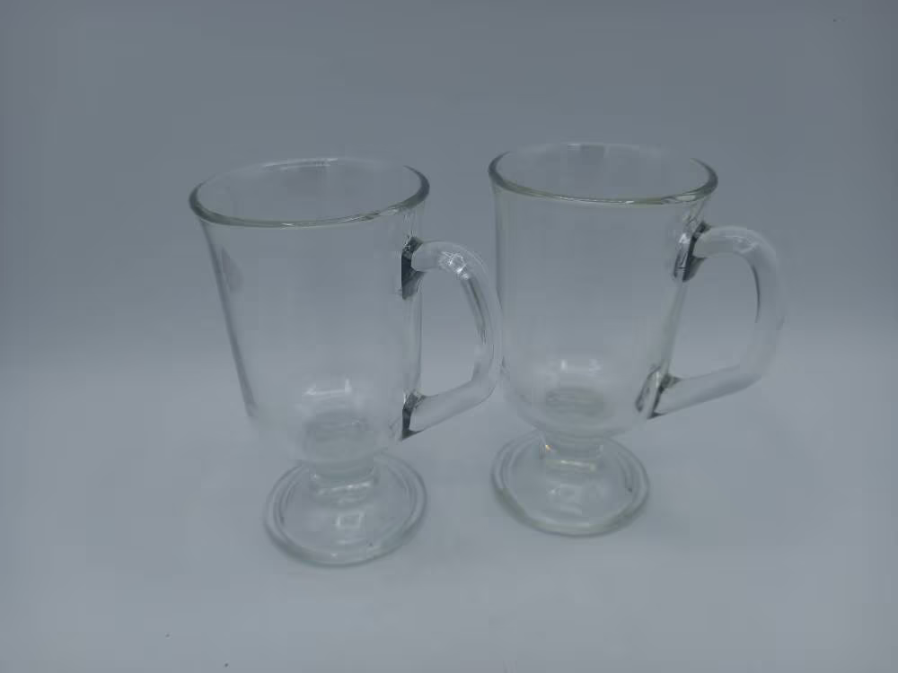 Pair Of Coffee, Irish Coffee Style Glasses, Hot Drink Glasses - 11cm Tall