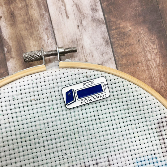 Powered By Books Needle Minder | Sewing, Knitting, Craft Five Variations Gift