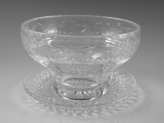 stuart Crystal - Beaconsfield Cut | Old Sundae Dish Glass/Glasses 2 1/2