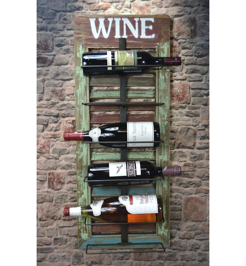 Souza 6 Bottle Wall Mounted Wine Rack