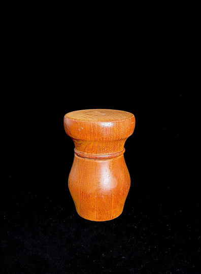 Vintage Mid Century Modern Teak Wood Salt & Pepper Grinder Shaker Danish Design 1970S