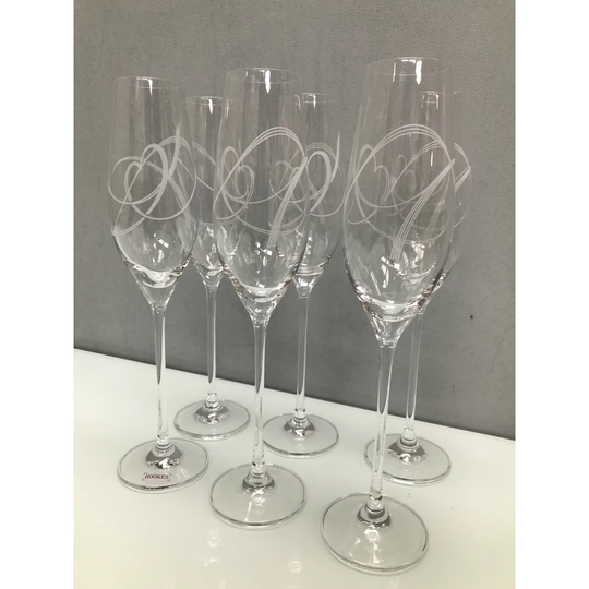 Swirl Glass 210ml Champagne Flute