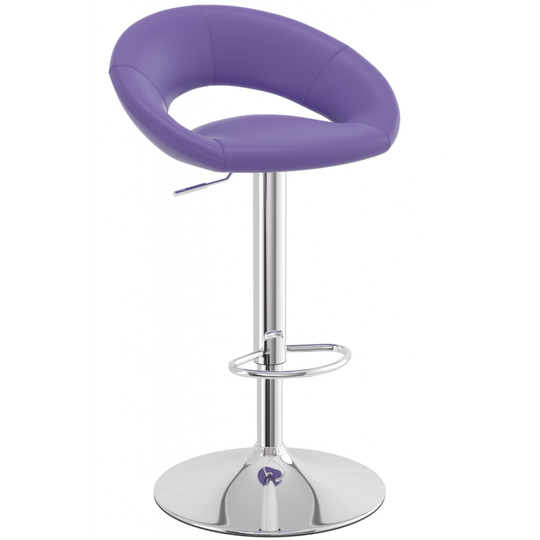 Serene Purple Breakfast Bar Stool Height Adjustable