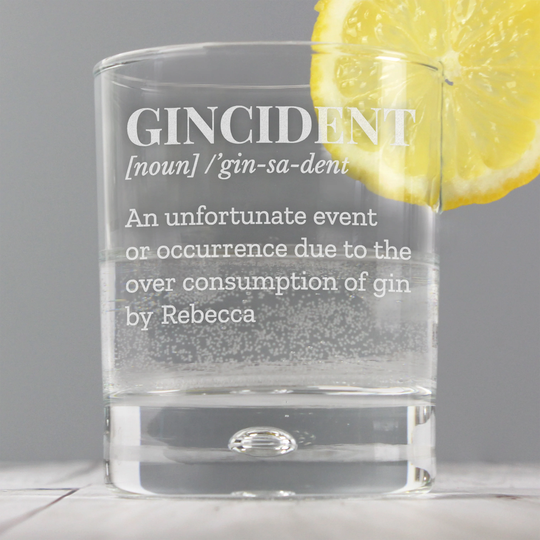 Personalised "Gincident
