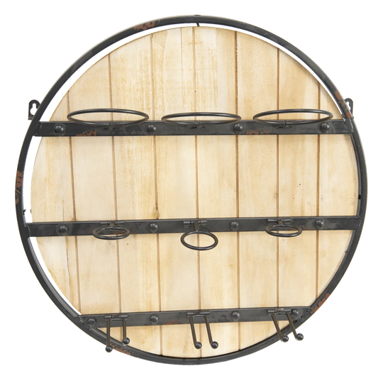 Gibson 3 Bottle Wall Mounted Wine Rack