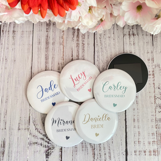 Custom Fridge Magnet, Magnets For Her, Custom Bridesmaid Gift, Wedding Party Members Maid Of Honour Hen Favour