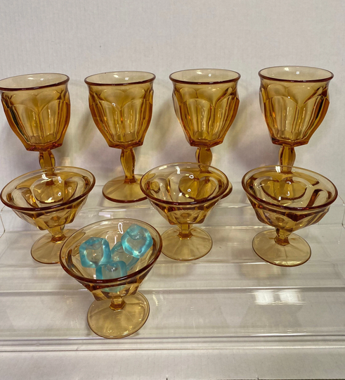 Vintage Peach Glassware, Pretty As A Peach