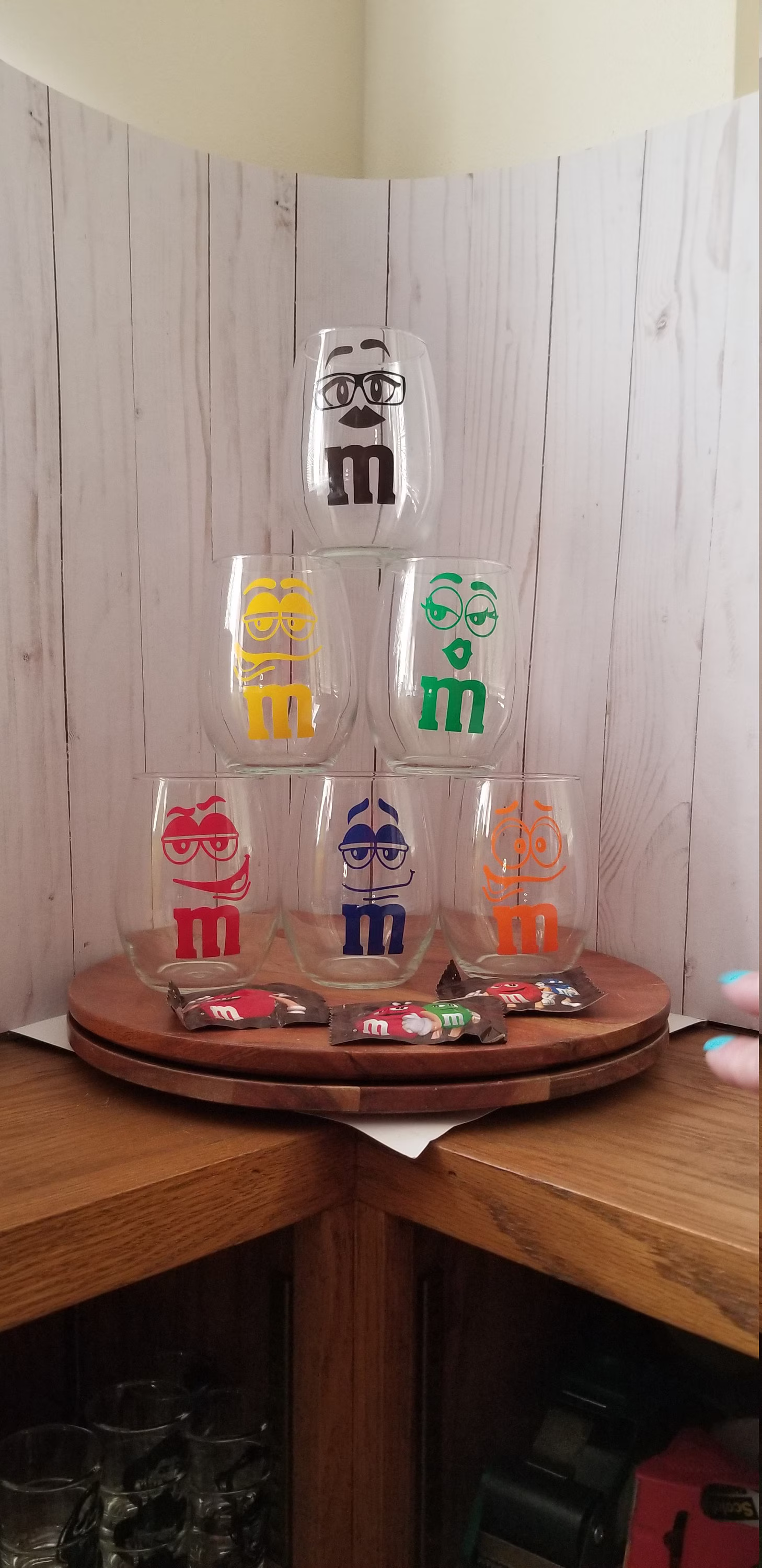 M&m Wine Glasses