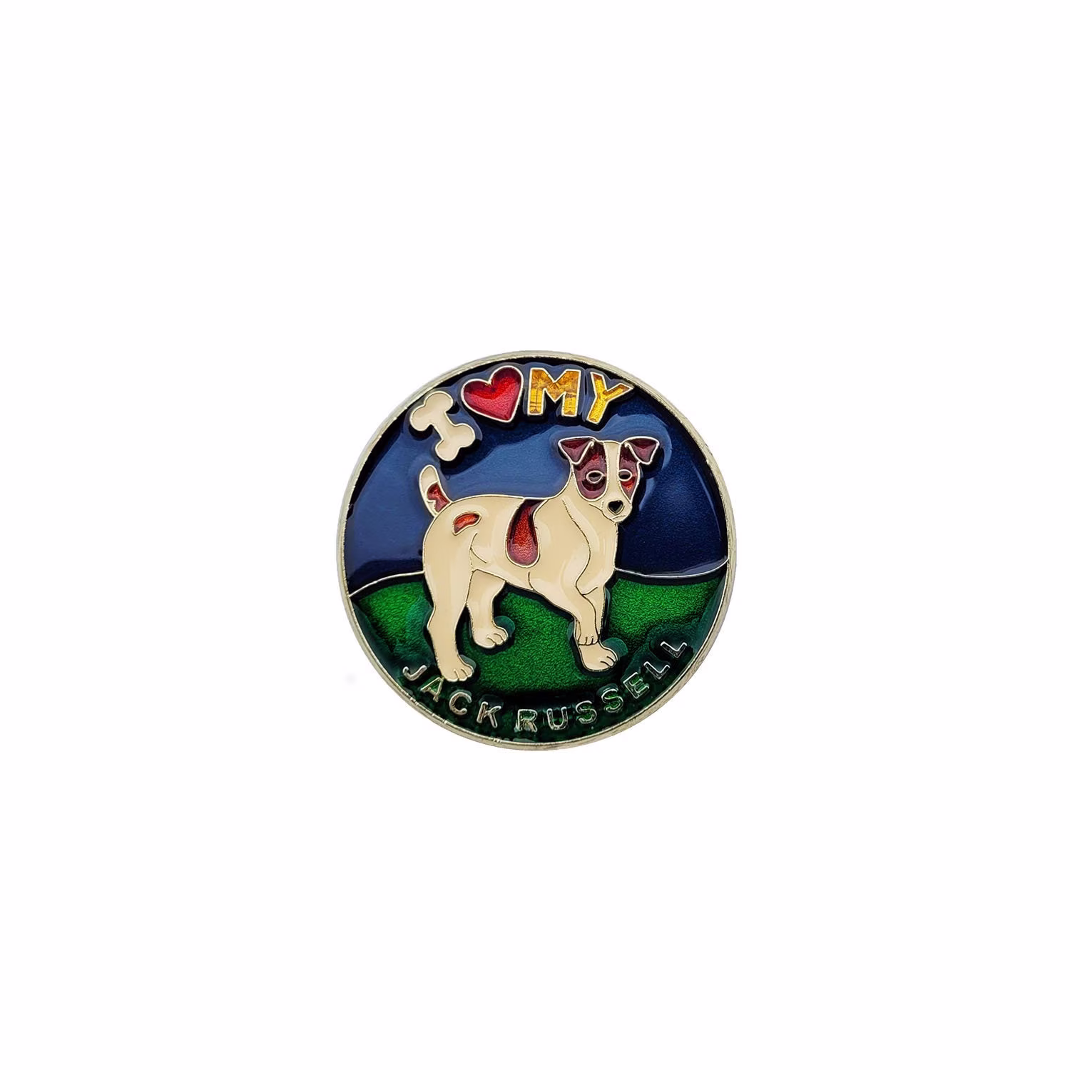 Jack Russell Suncatcher Magnet, Cute Dog Fridge Great Gift For A Lover