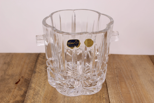 Vintage Bohemia Crystal Ice Bucket/Wine Chiller - Czech Republic