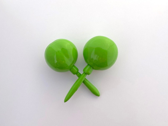 Maracas Lime Green Solid Color Fiesta Party Favor Shake For A Kiss Wedding Gift Mexican Mexico Fun Festive Bridal Shower Fiesta