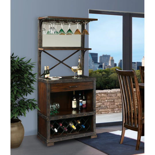 Brees Bar with Wine Storage