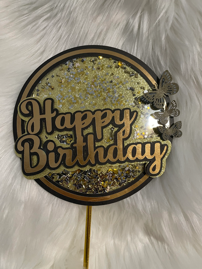 Cake Topper Shaker, Topper, Custom Personalized Shakers