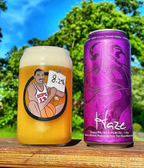 Wilt Chamberlain Craft Beer Glass With Dry Erase Pen