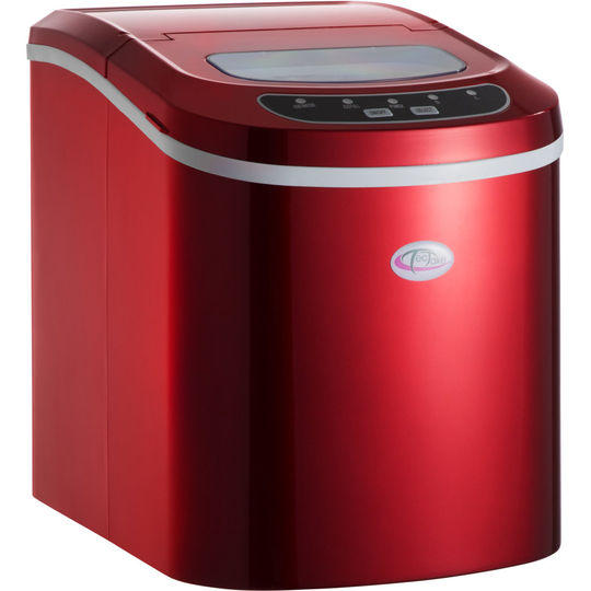 tectake Ice maker bullet ice - ice machine, ice cube maker, ice maker machine - red