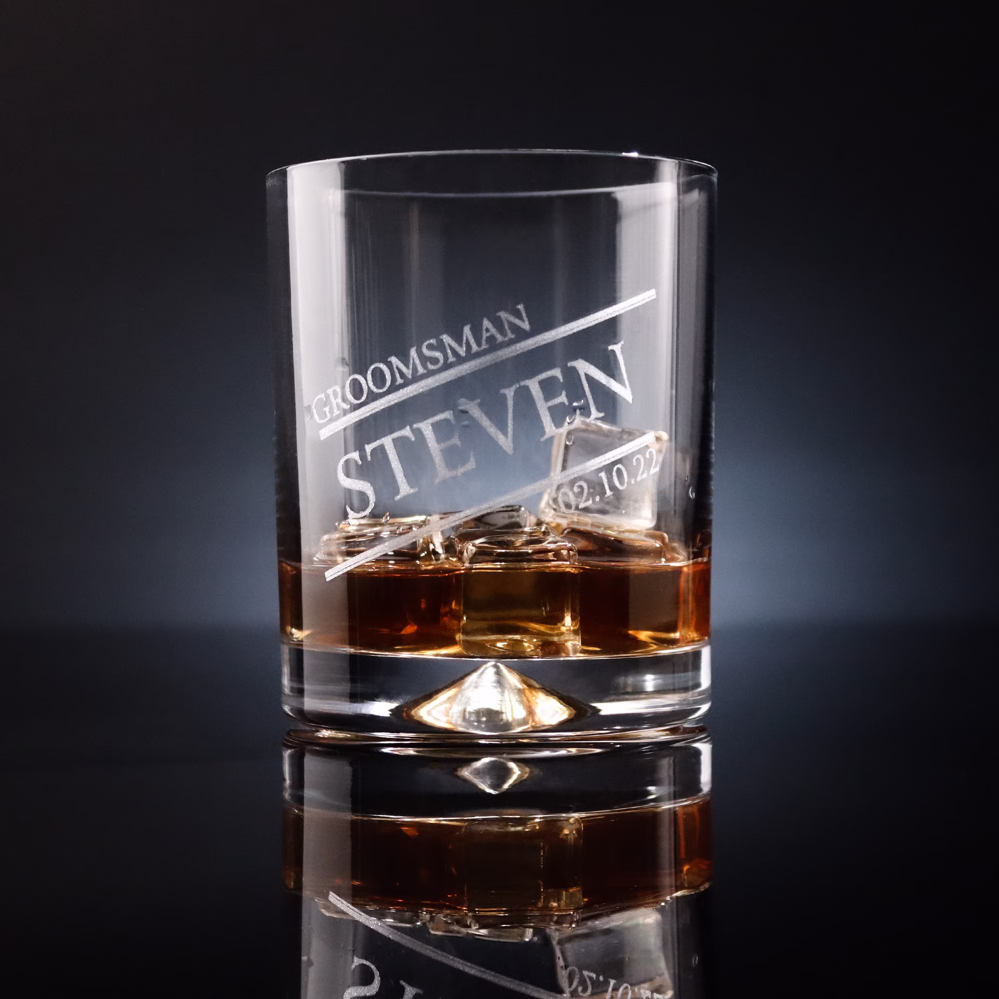 Best Man Gift Ideas Or Groomsman, Groomsmen, Usher Momento Personalised Heavy Glass Tumblers For Whiskey Etc