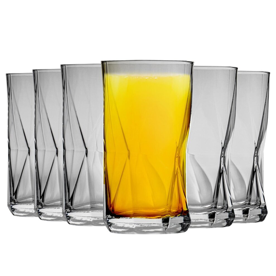 Tumbler Tumblers Glasses Drinking Glassware Cassiopea 480ml (16.25oz) - Set of 6