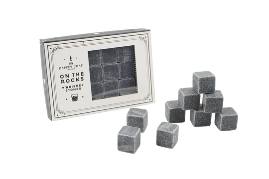Set Of 9 Marble Reusable Cooling Whiskey & Gin Stones