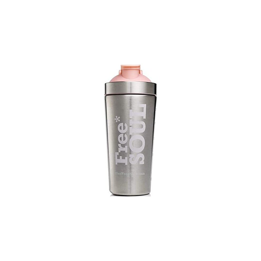 Free Soul Steel Protein Shaker Bottle 700ml | Stainless Steel Metal BPA Free | No Plastic Smell | Leak Proof | Keep Your Shakes Chilled | In-Buil