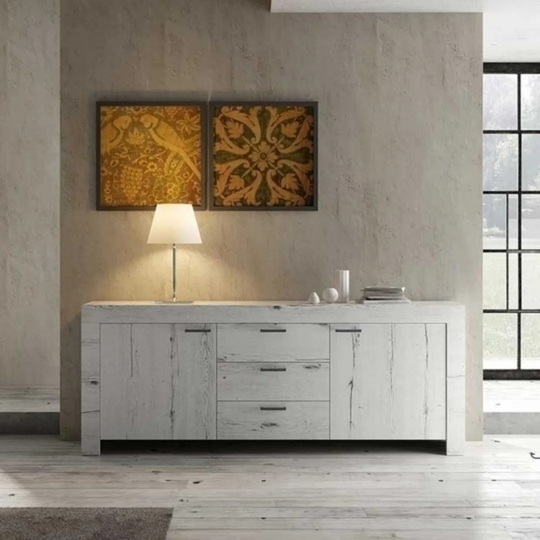Helmsford 210 Cm Wide 3 Drawer Sideboard
