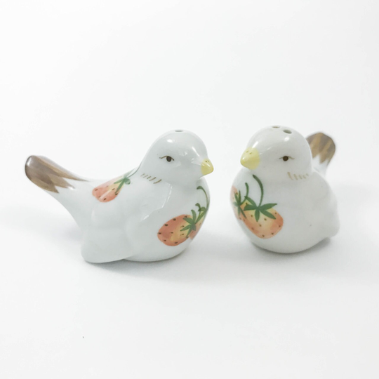 Vintage Bird Salt & Pepper Shakers, S&p, Lover Gifts, Gift, Lover, Birds, Strawberry
