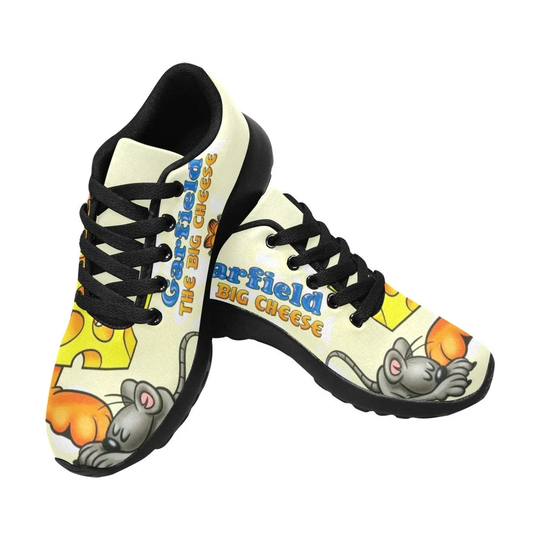 Kids Garfield Cheese Cartoon Print Custom Canvas Sneakers | 3-12 Years