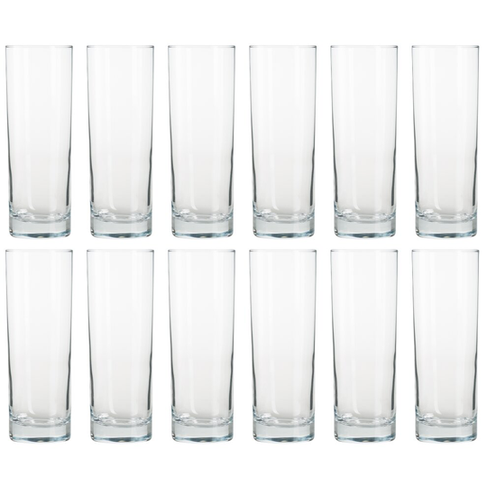 Highball Drinking Glasses. Tall Cocktail Glass Set.(315 ml)(Set of 12)
