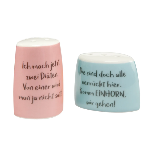 Zwei Diäten / Die Sind Doch Salt and Pepper Shaker Set