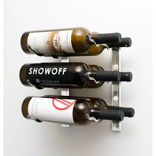 W Series 6 Bottle Wall Mounted Wine Rack