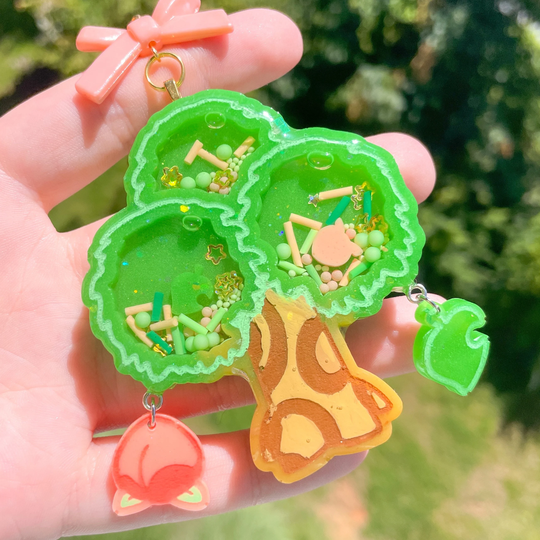 Ac Peach Tree Shaker Charm