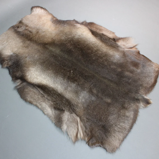 Medrano Reindeer Cowhide Brown Rug