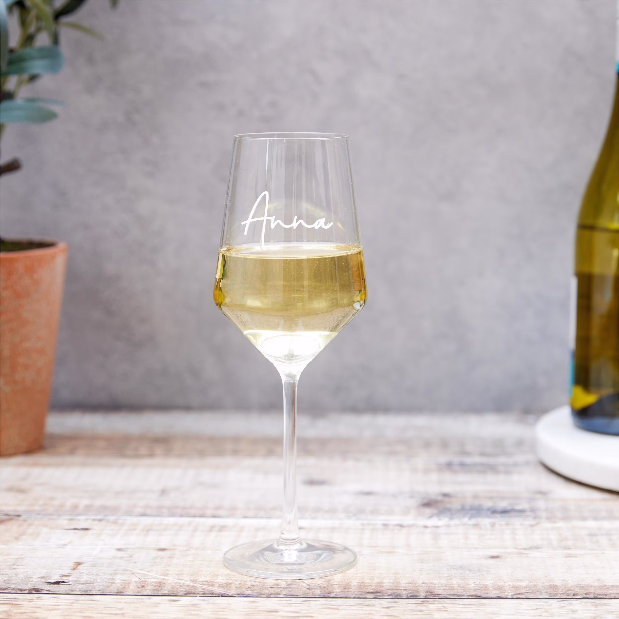 Engraved Wine Glass, Personalized Name Glass With Name, Best Friend Gift