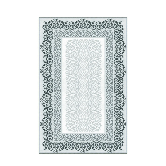 Hogue Flatweave Green/White Rug