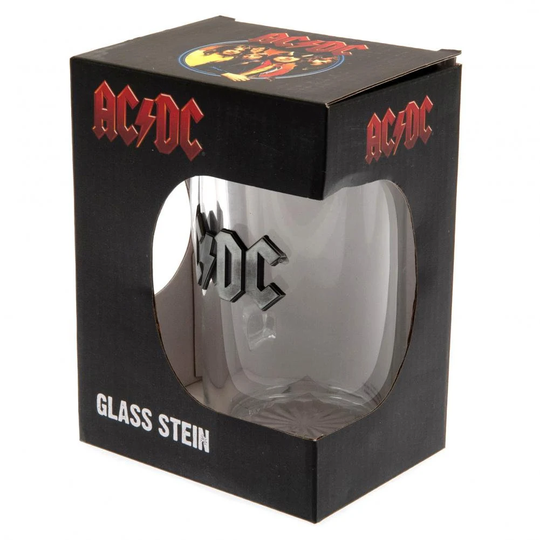 Ac/Dc Glass Tankard Official Beer Boxed Ideal Gift