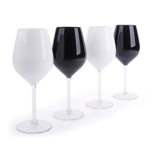 Color Wine 4 Piece 500ml All Purpose Wine Glass Set