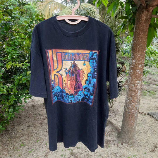 Vintage 90's Kula Shaker K British Band Size Xl
